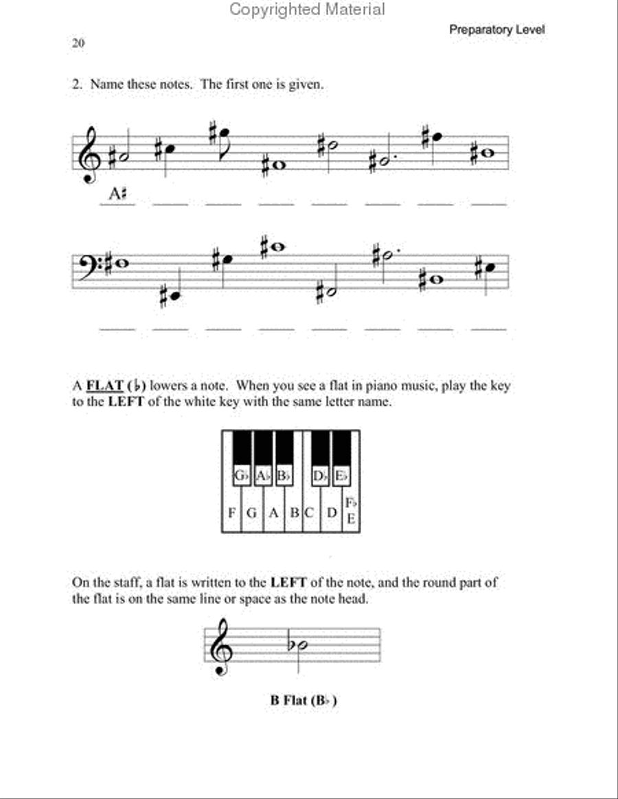 Basics of Keyboard Theory: Preparatory Level (beginner)