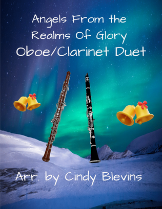 Angels From the Realms of Glory, for Clarinet and Oboe