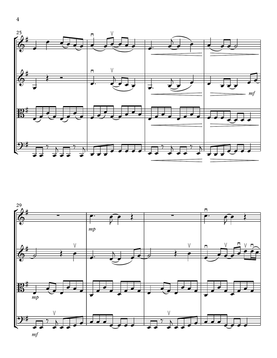 I Want It That Way String Quartet scores gallery preview page 4