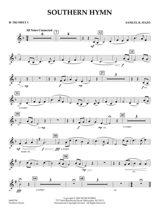 Southern Hymn - Bb Trumpet 3
