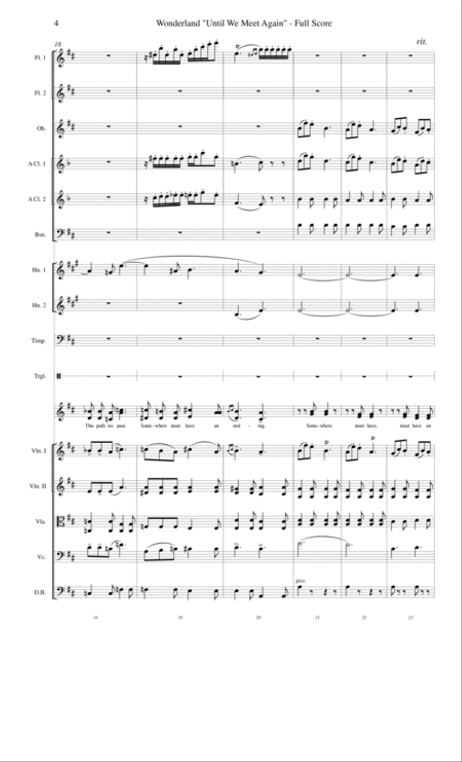 Until We Meet Again from Wonderland String Orchestra scores gallery preview page 4