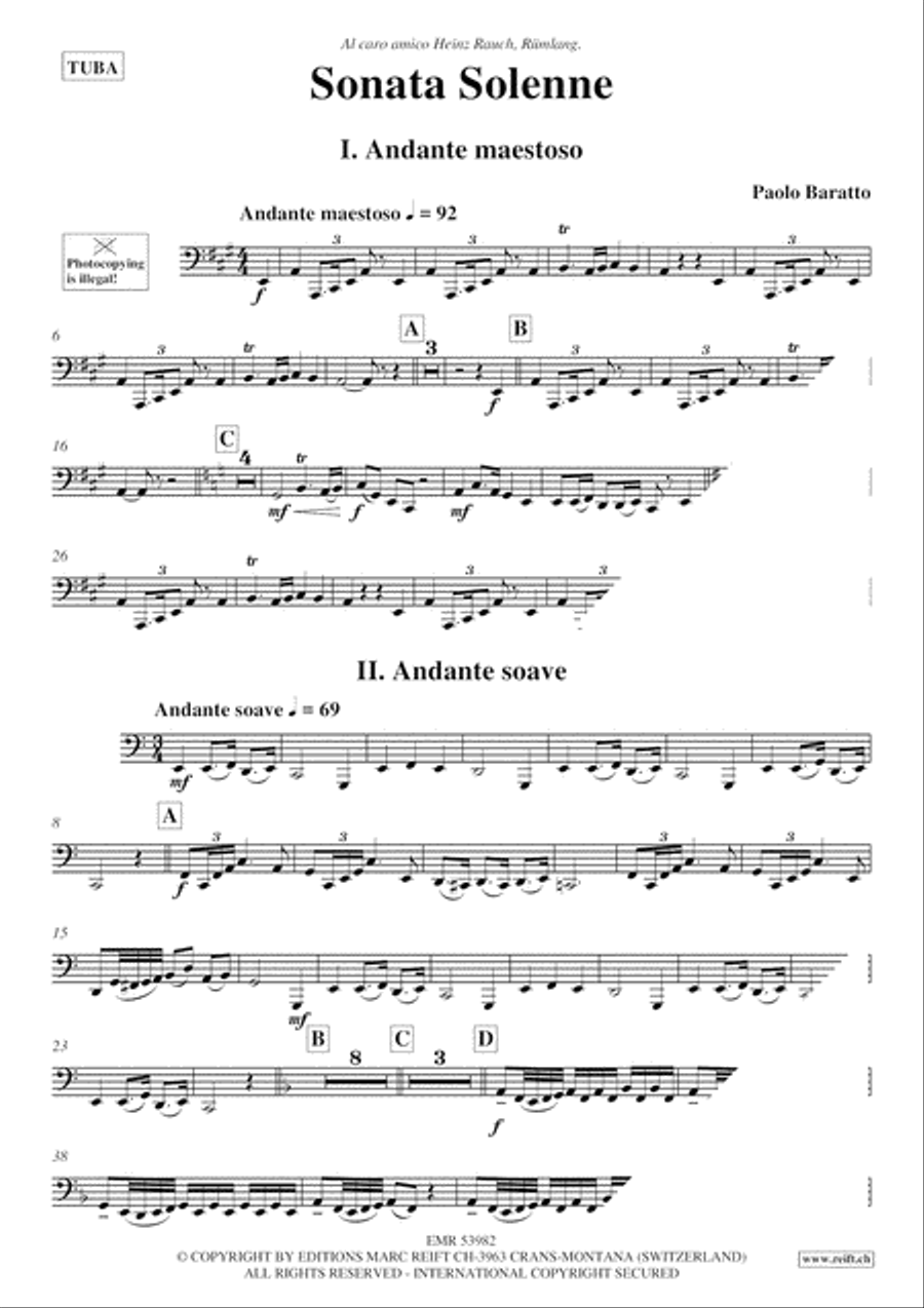 Sonata Solenne Tuba scores gallery preview page 3