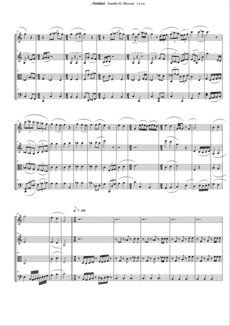 Avvidecci (score) image number null