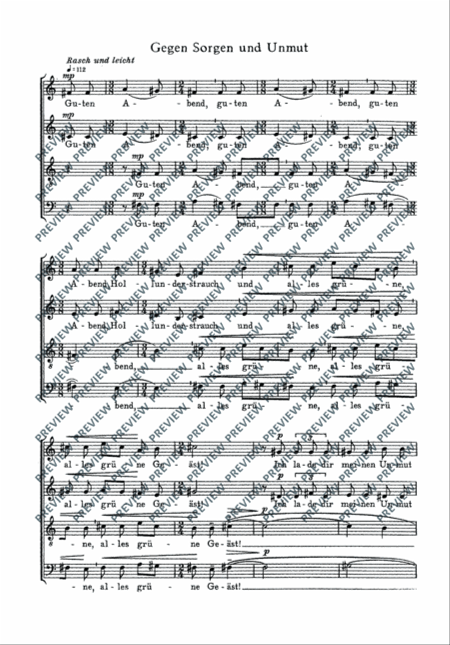 Magic and blessing Magic and blessing 4-Part scores gallery preview page 7