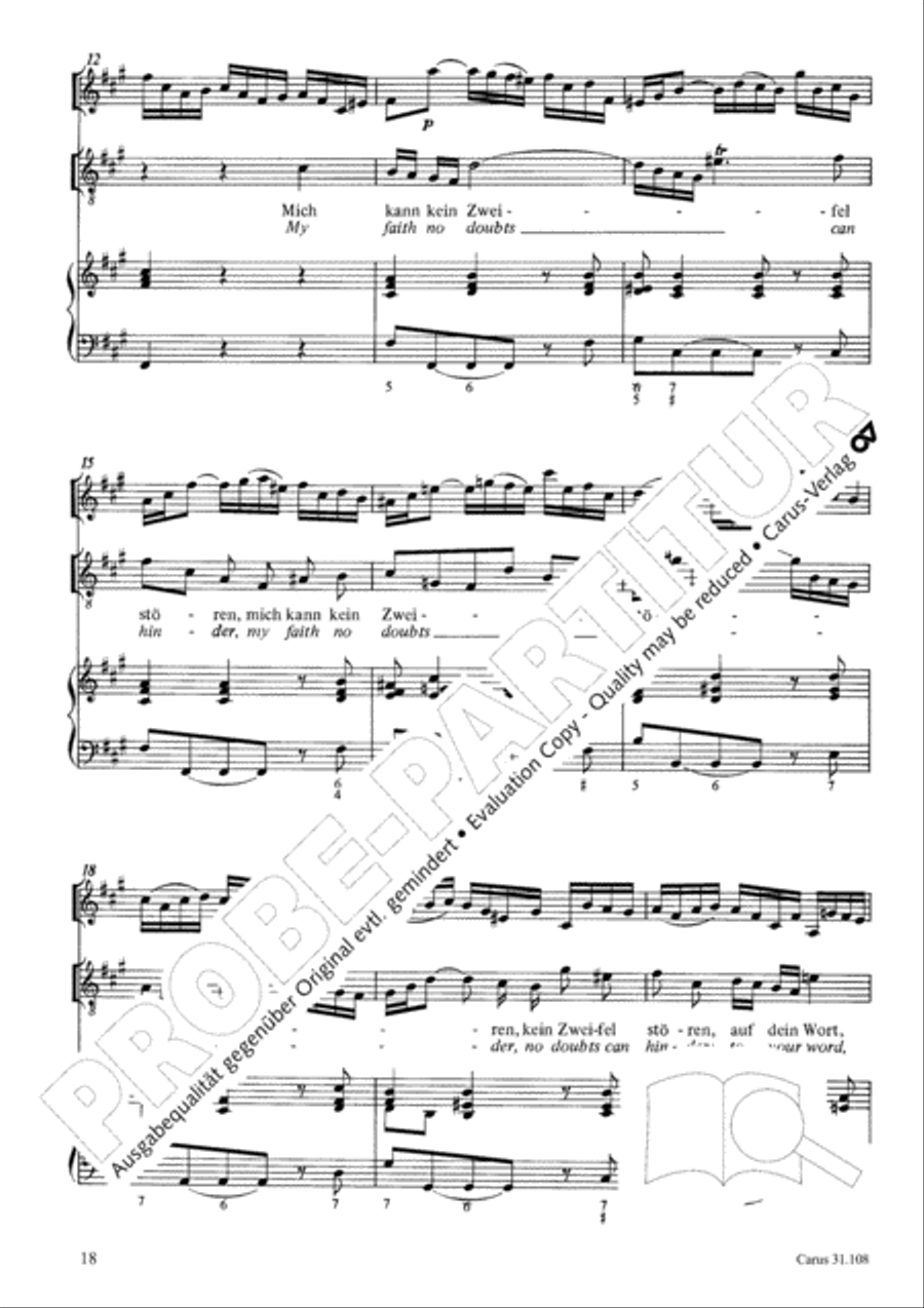Now it is good, that I am leaving (Es ist euch gut, dass ich hingehe) ATB scores gallery preview page 19