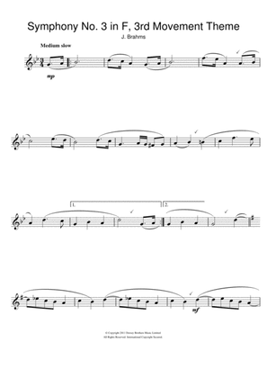 Symphony No. 3 In F Major (3rd movement)