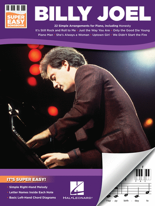 Book cover for Billy Joel – Super Easy Songbook