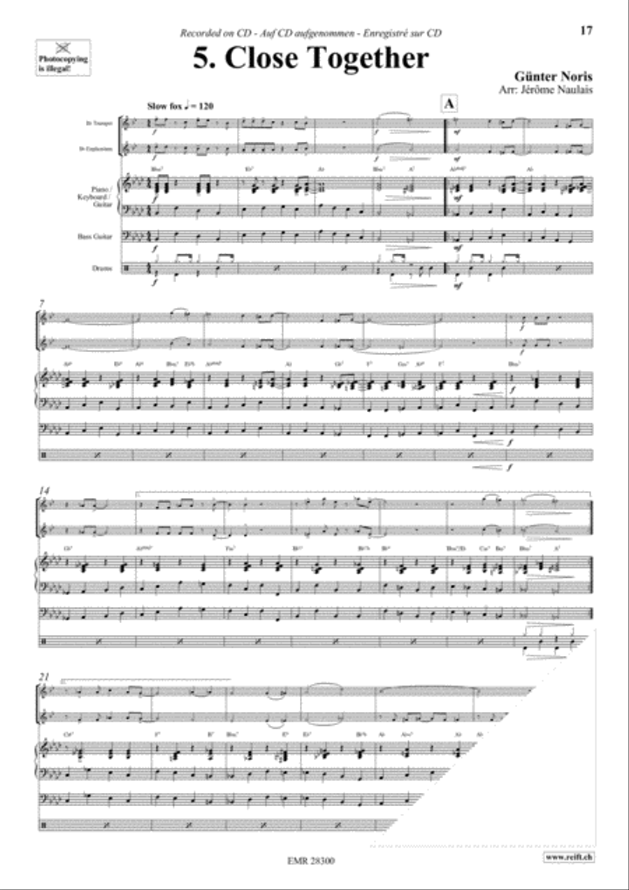Let's Dance Volume 1 Brass Ensemble scores gallery preview page 7