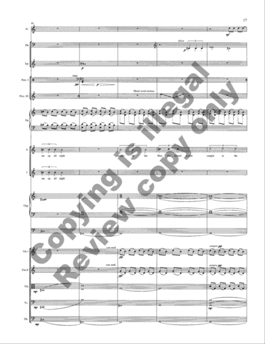 Canticles (Study Score) Choir scores gallery preview page 15