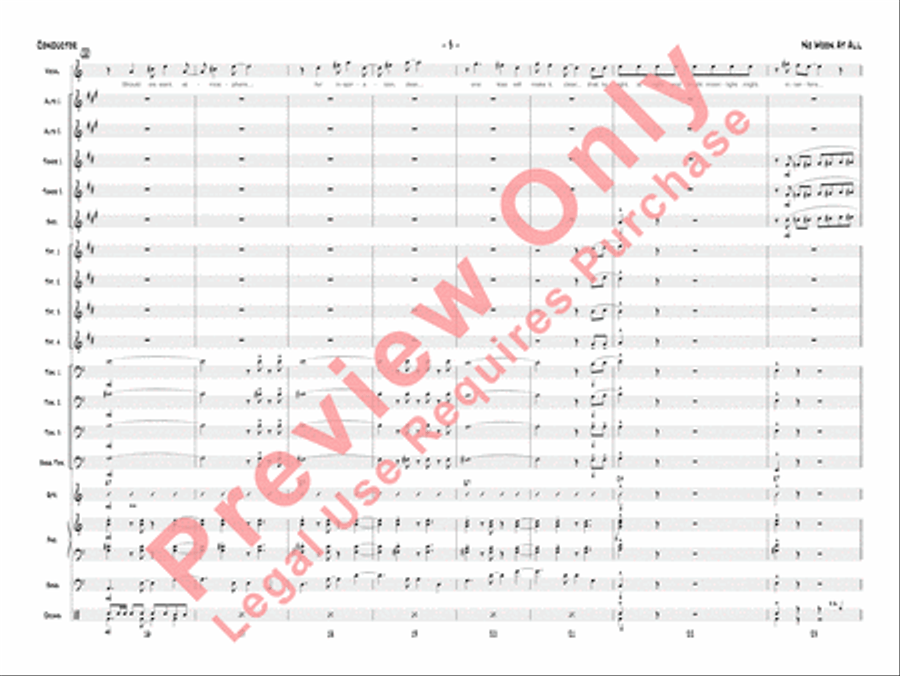 No Moon at All Jazz Ensemble scores gallery preview page 6