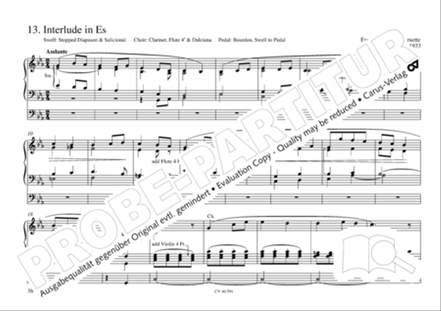 Free Organ Music from the Romantic Period, Vol. III (Freie Orgelmusik der Romantik, Band III) Organ scores gallery preview page 39