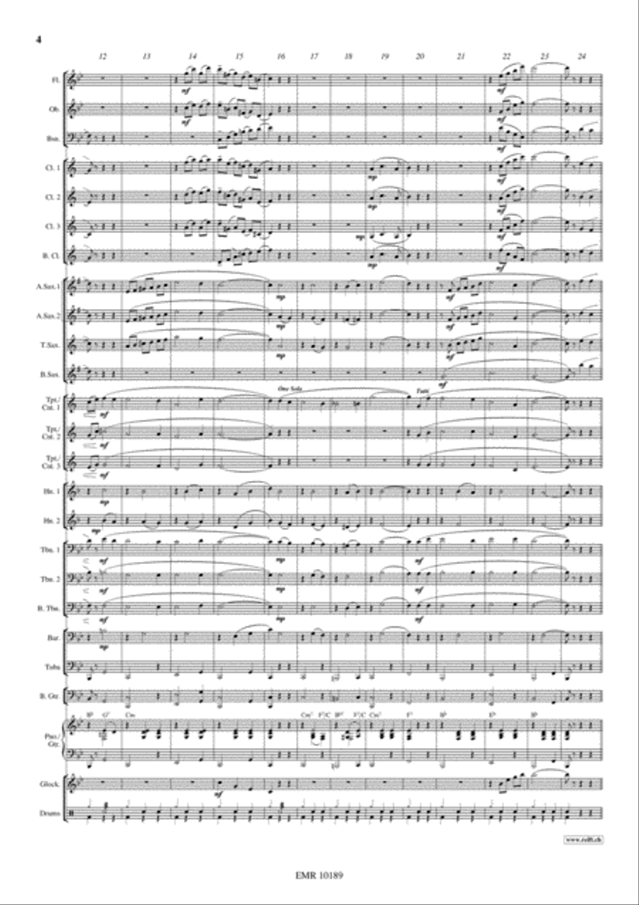 Love At Twenty Love At Twenty Concert Band scores gallery preview page 5