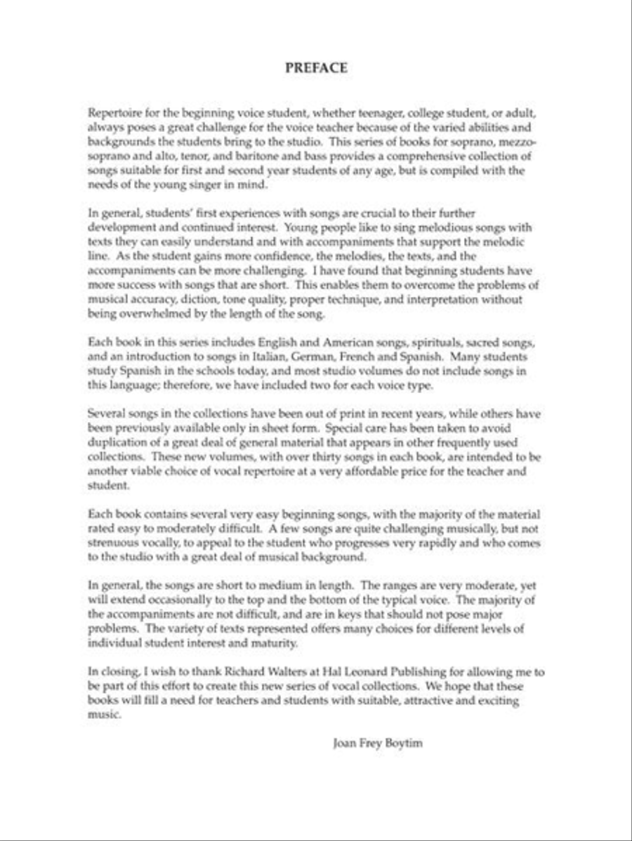 The First Book of Baritone/Bass Solos Bass Voice scores gallery preview page 4
