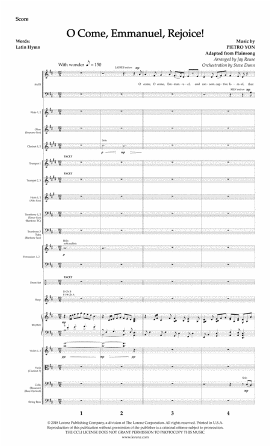 Behold, a Savior! - CD with Printable Parts Choir scores gallery preview page 6
