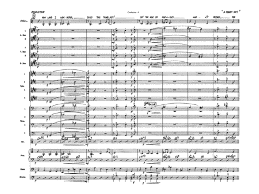 A Foggy Day: Score A Foggy Day: Score Jazz Ensemble scores gallery preview page 5