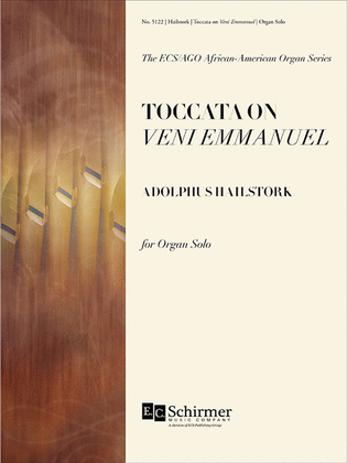 Book cover for Toccata on Veni Emmanuel