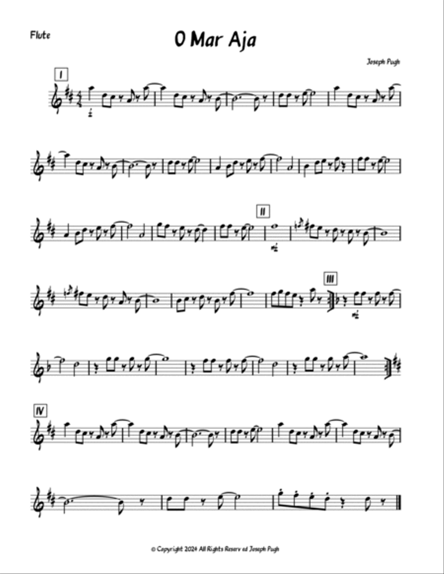 O Mar Aja O Mar Aja Jazz Ensemble scores gallery preview page 5