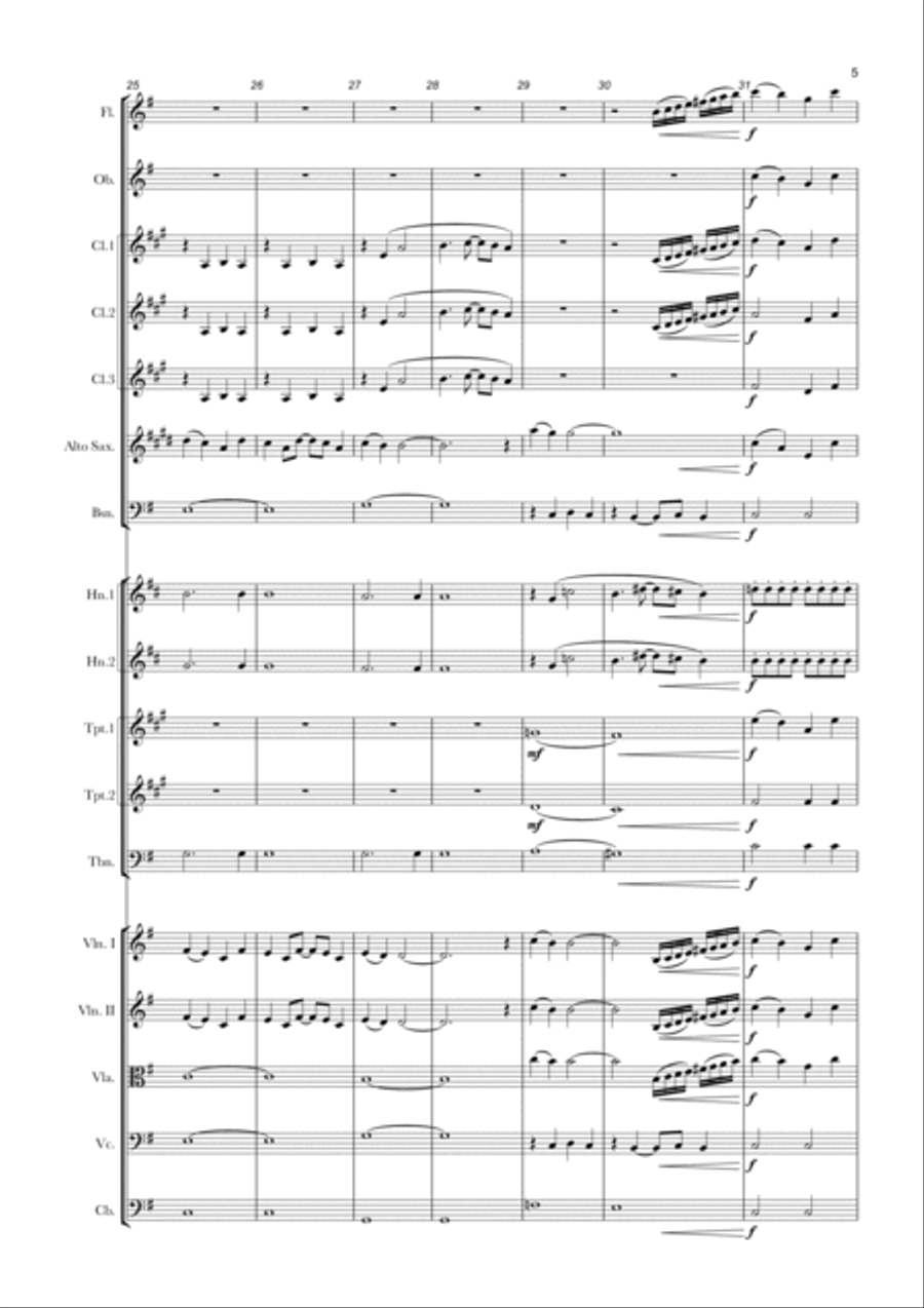 White Horses Full Orchestra scores gallery preview page 5