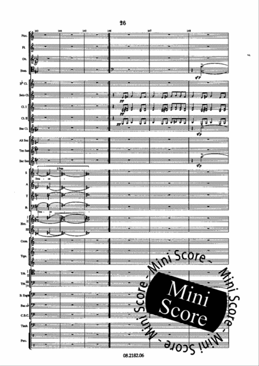 Oratorio Olympique SATB/Harmonie 4-Part scores gallery preview page 30