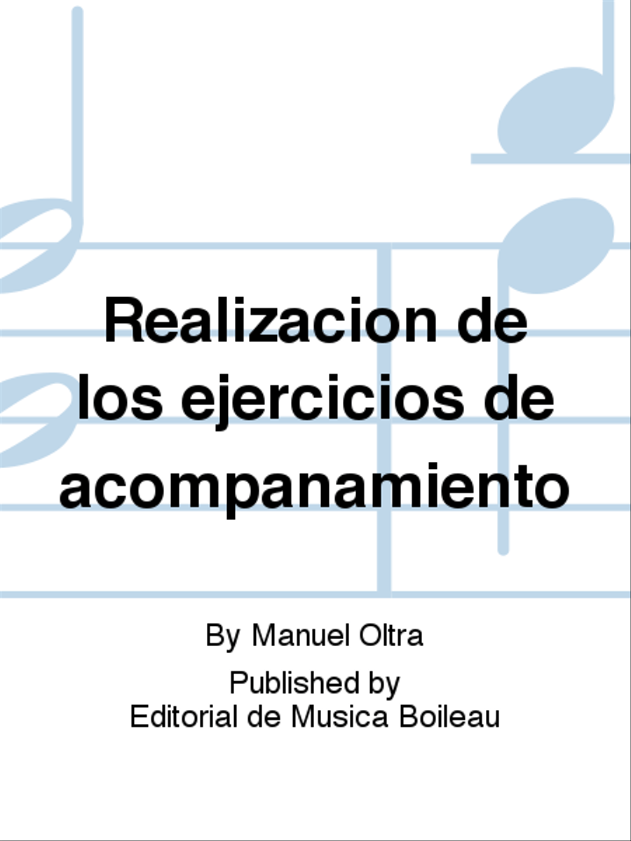 Realizacion de los ejercicios de acompanamiento