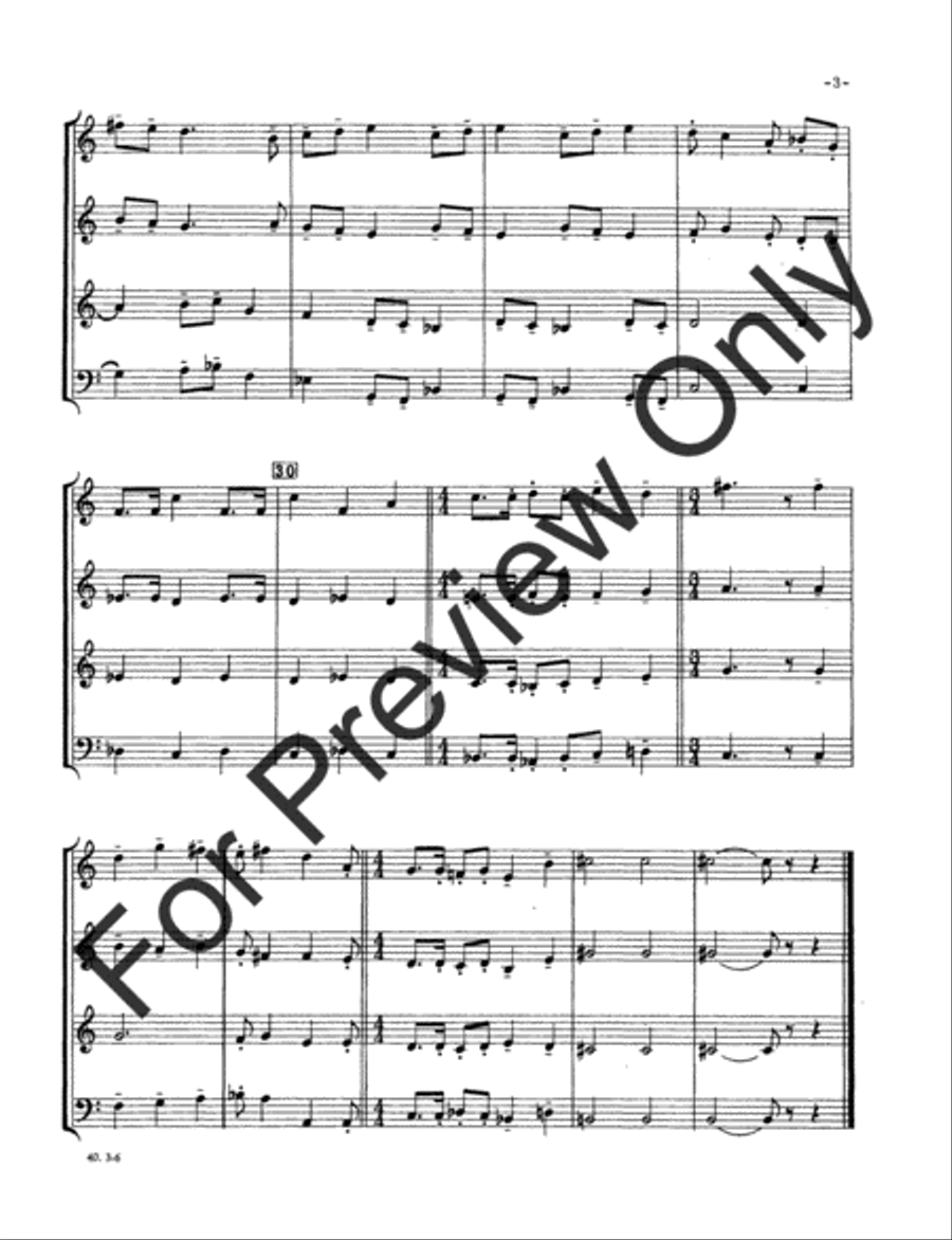 Suite For Brass Horn scores gallery preview page 5