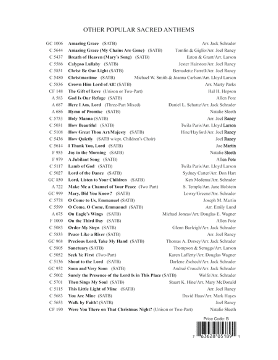 Like a Child Choir scores gallery preview page 8