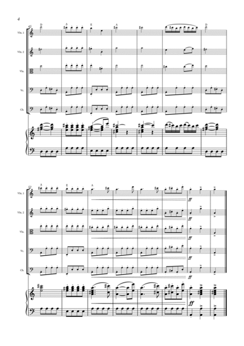 Turkish March - String Quintet and Piano + CHORDS image number null
