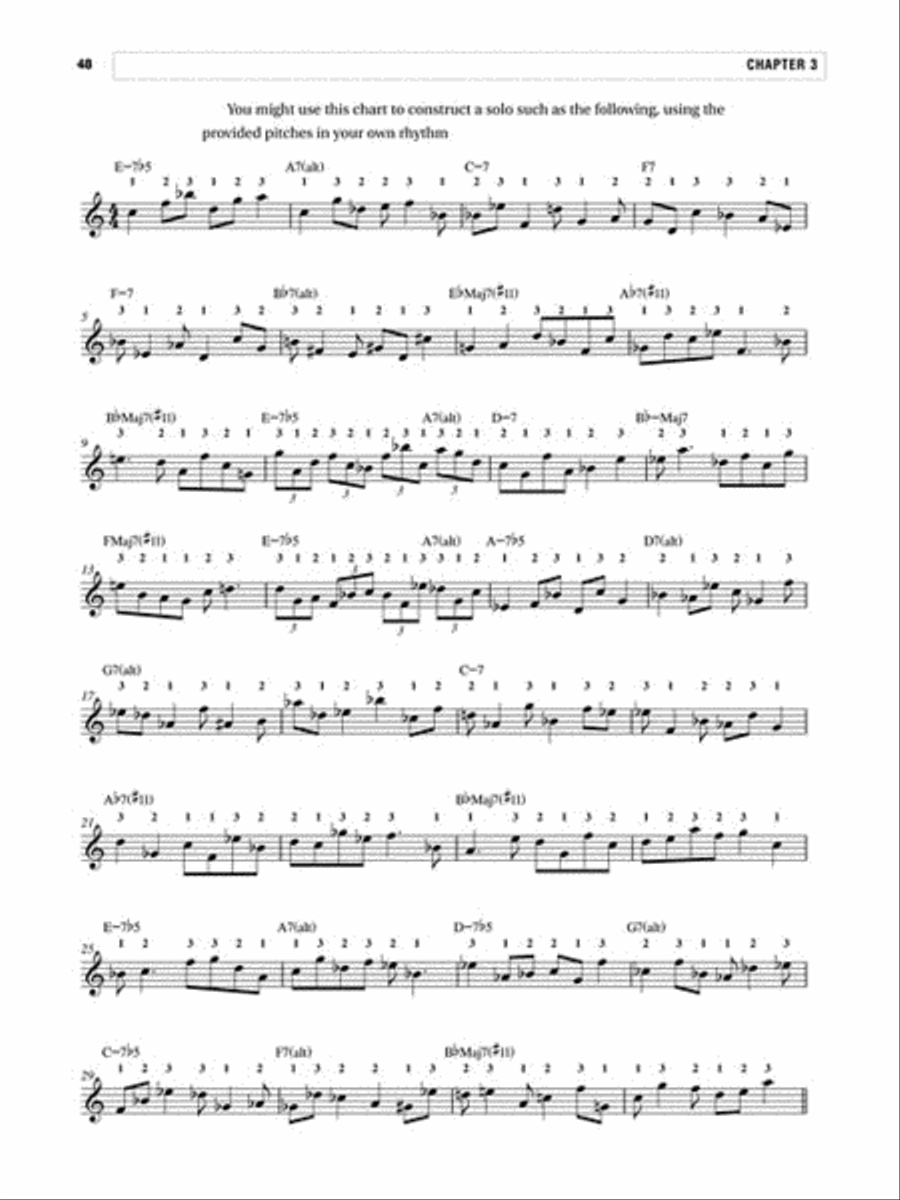 Creative chordal shop harmony for guitar