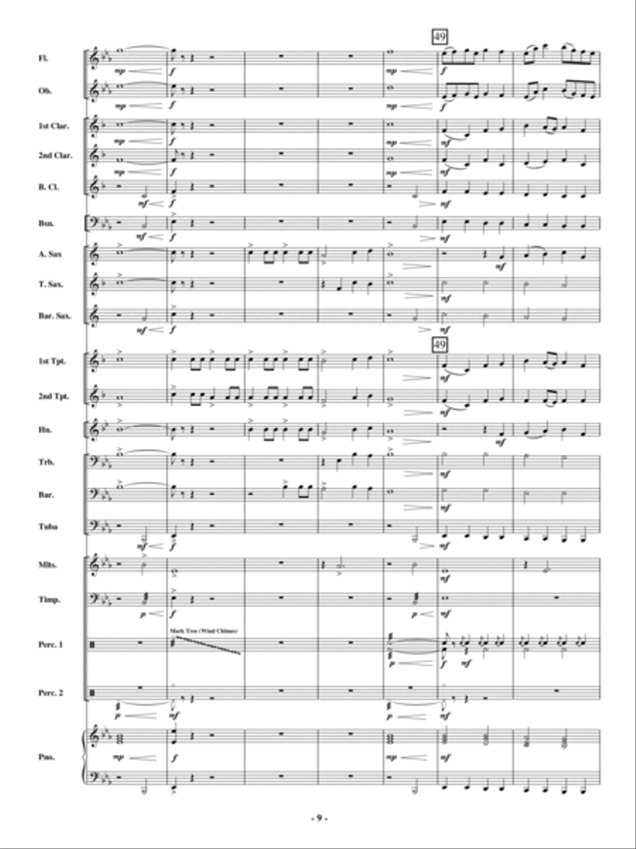 Invincible Concert Band scores gallery preview page 8