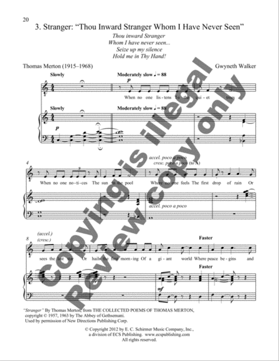 Songs of Ecstasy Tenor Voice scores gallery preview page 18