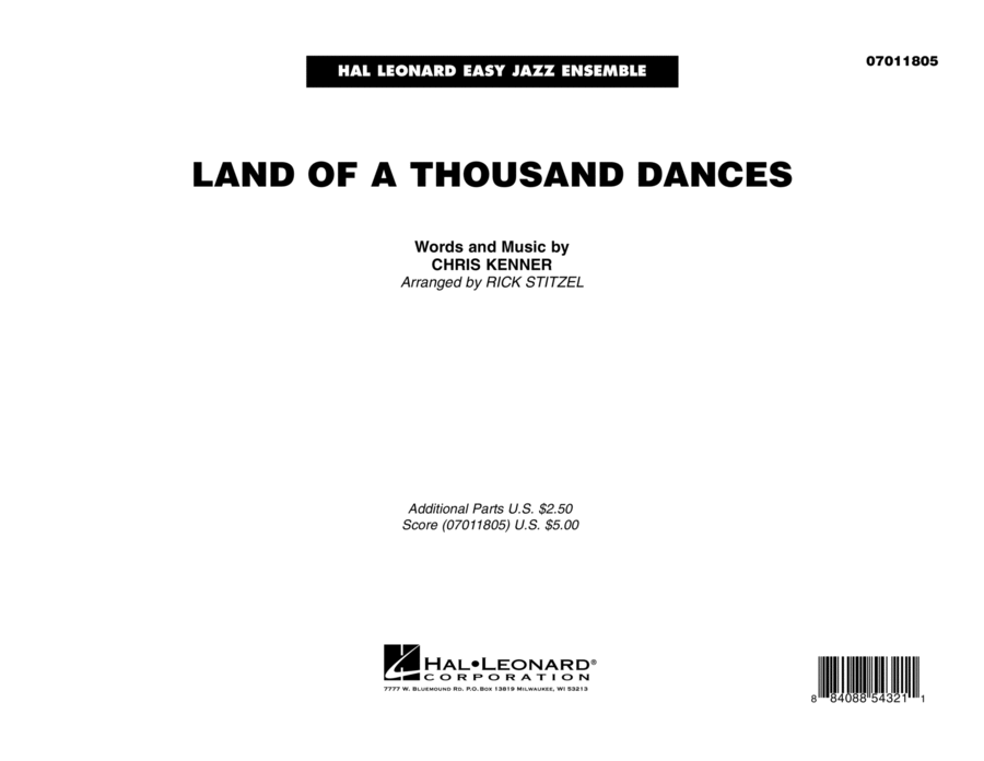 Land Of A Thousand Dances - Full Score