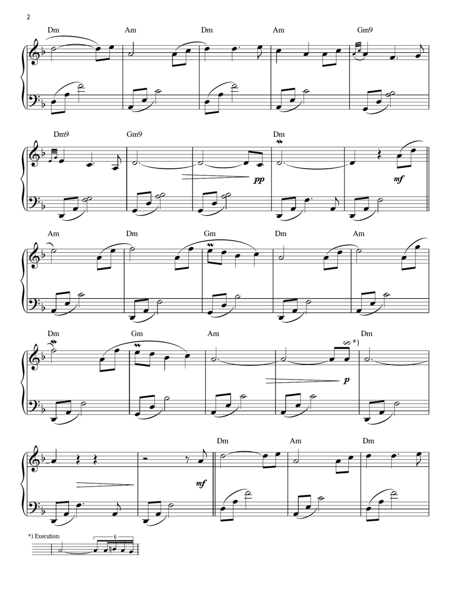 Nocturne Piano, Vocal, Guitar scores gallery preview page 2