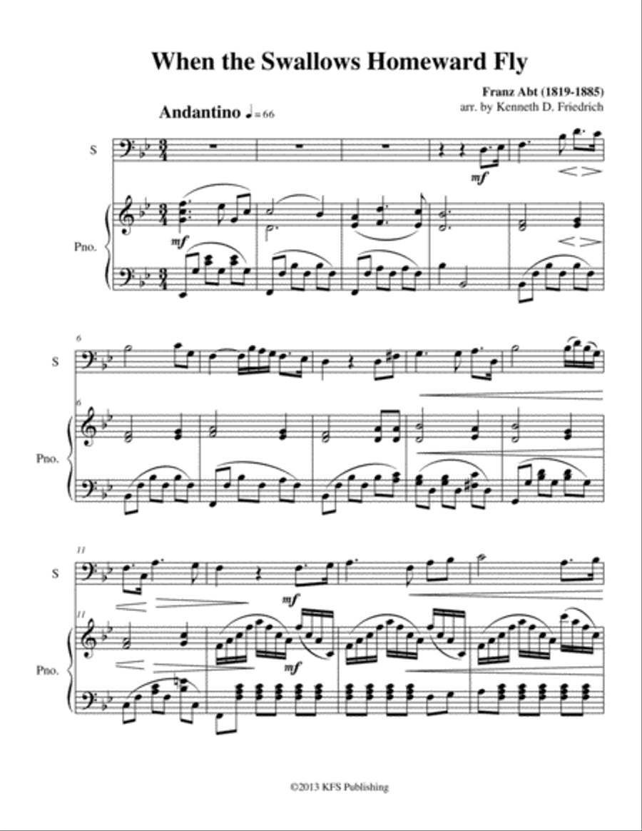 Folk Songs for Young Folks, Vol. 2 - bassoon and piano Bassoon Solo scores gallery preview page 6
