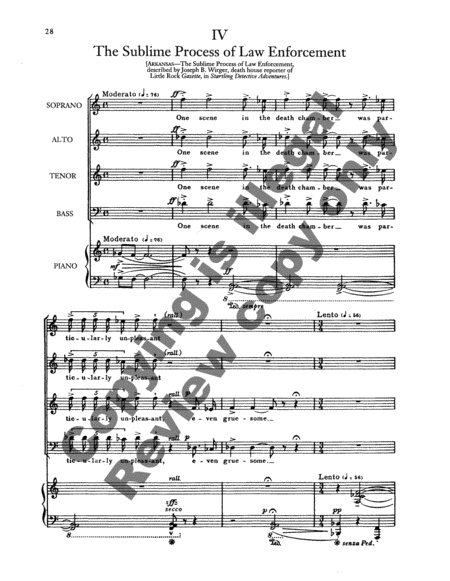 Americana (The American Mercury) (Choral Score)