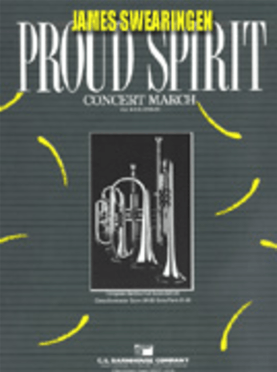 Proud Spirit Proud Spirit Concert Band scores gallery preview page 1
