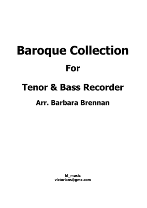 Baroque Collection for Tenor and Bass Recorder