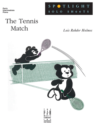 Book cover for The Tennis Match