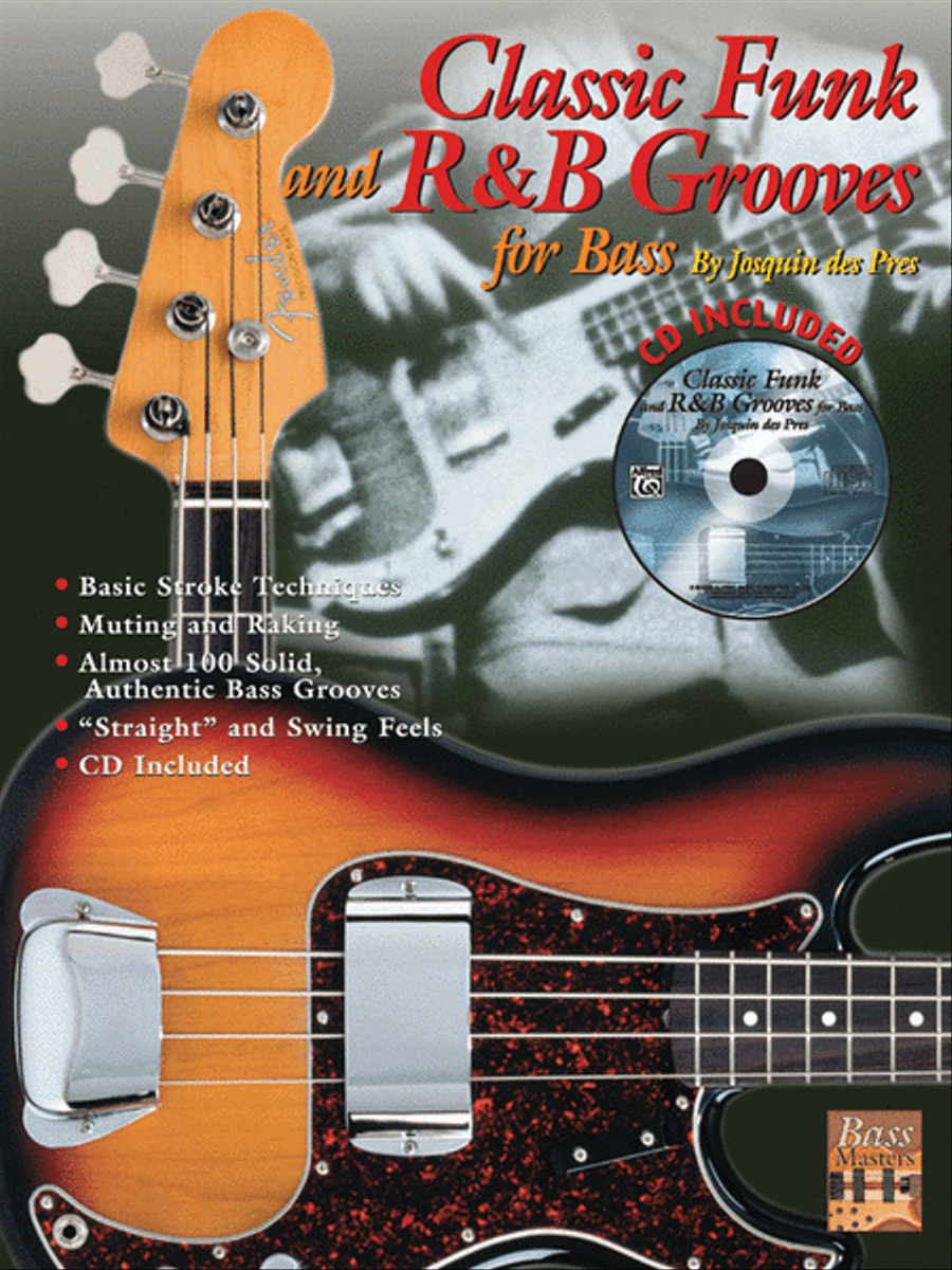 Classic Funk and R&B Grooves for Bass Bass Guitar scores gallery preview page 1