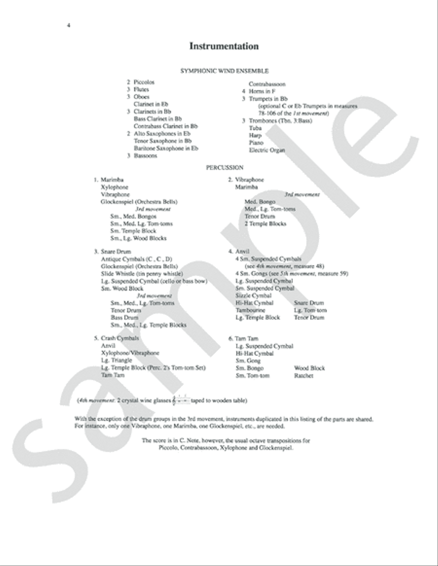 A Child's Garden of Dreams Concert Band scores gallery preview page 5