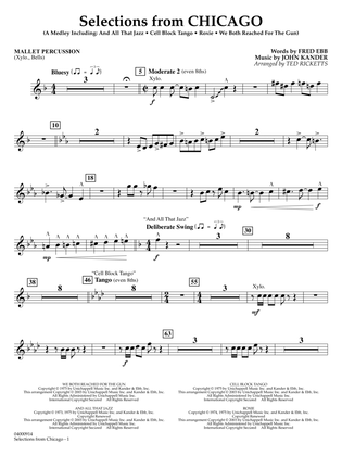 Selections from Chicago (arr. Ted Ricketts) - Mallet Percussion