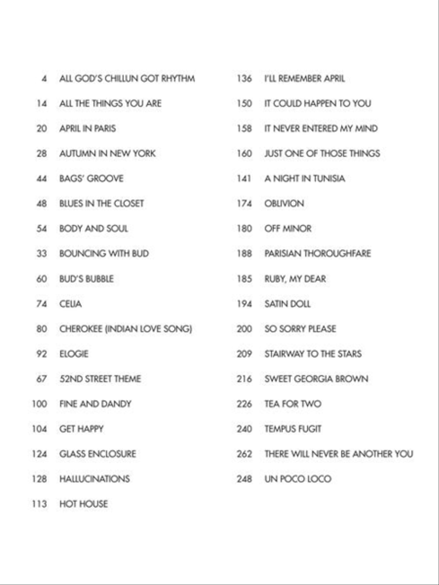 Bud Powell Omnibook Piano scores gallery preview page 4