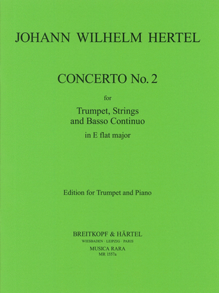 Book cover for Concerto No. 2 in Eb major