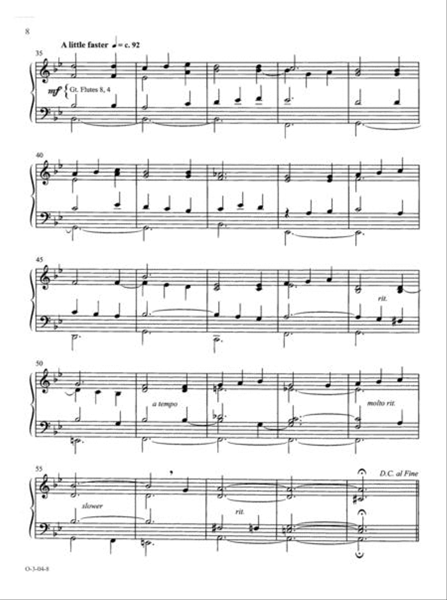 Easy Organ Library, Vol. 37 Organ Solo scores gallery preview page 6