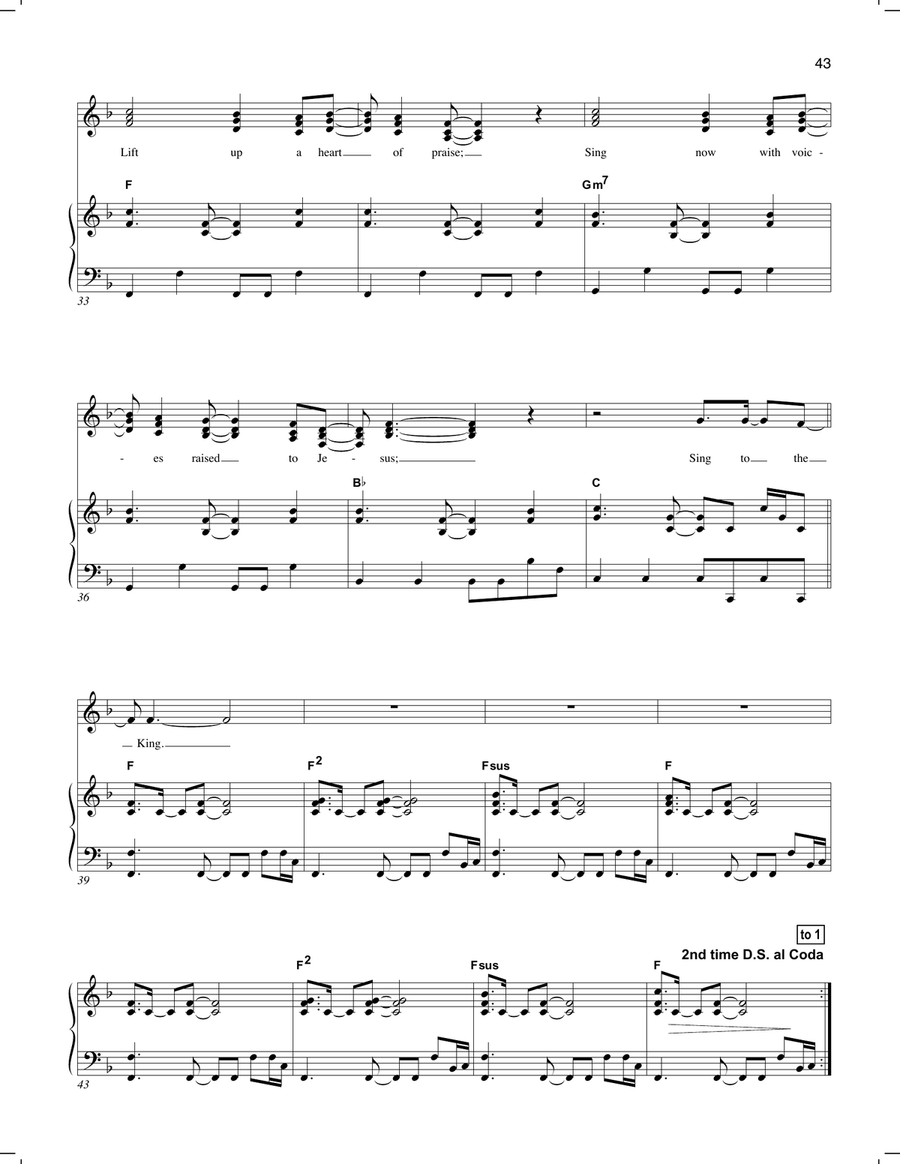 Sing To The King Voice scores gallery preview page 3