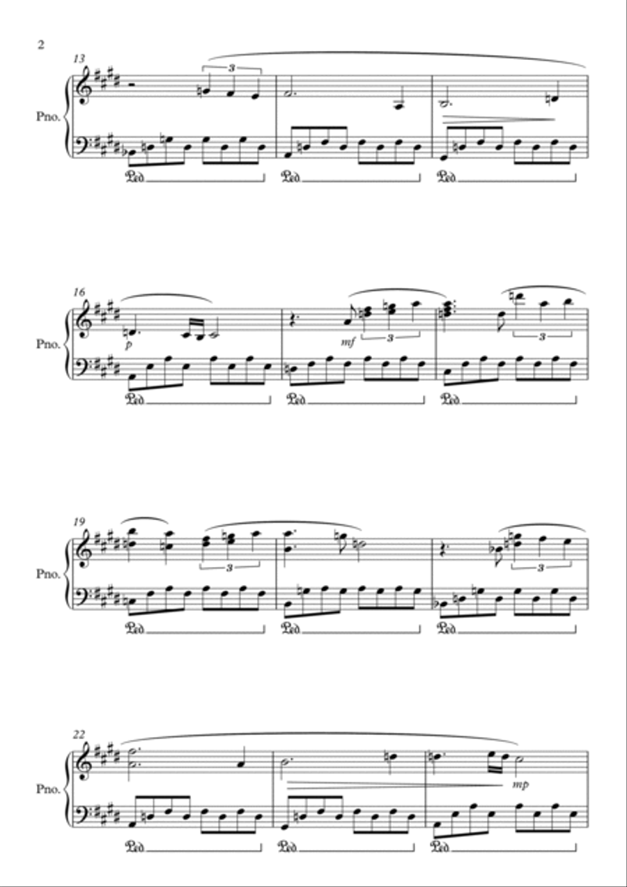The Hidden Garden The Hidden Garden Piano Solo scores gallery preview page 2