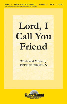 Book cover for Lord, I Call You Friend
