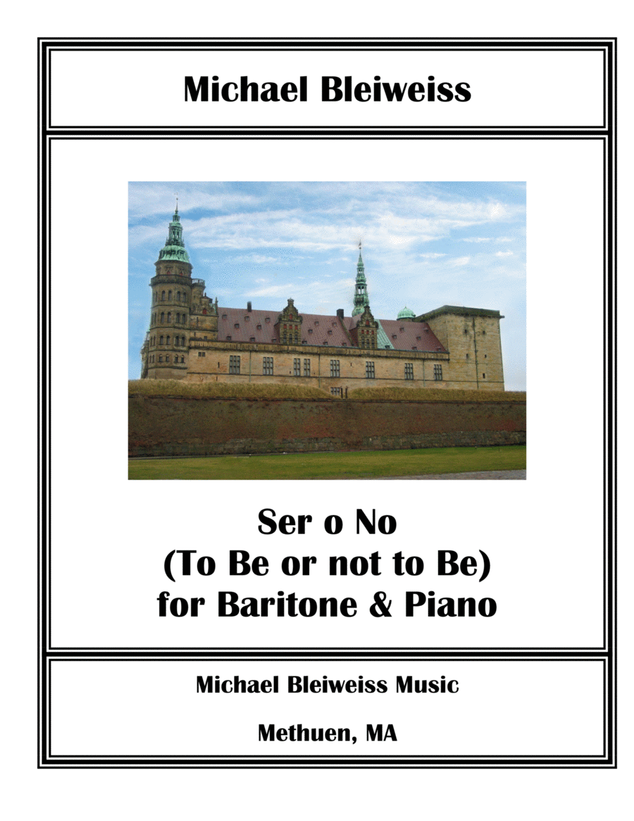 Ser O No for Baritone (voice) and Piano Chamber Music scores gallery preview page 1