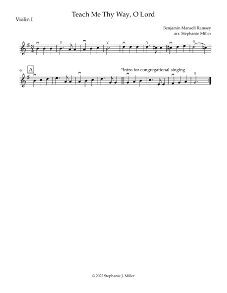 Teach Me Thy Way, O Lord Teach Me Thy Way, O Lord String Orchestra scores gallery preview page 4