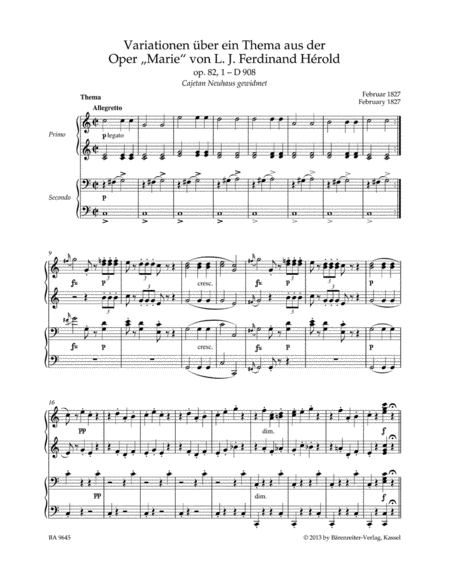 Works for Piano Duet (Four Hands-One Piano), Volume 3