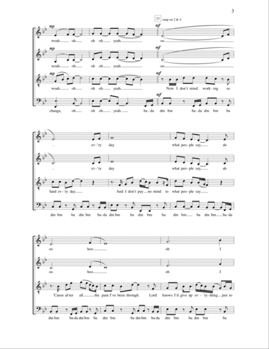 A Change in My Life 4-Part scores gallery preview page 3
